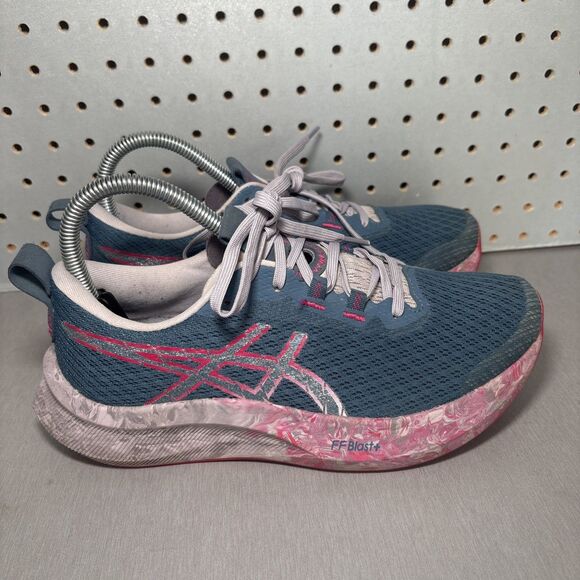 Asics Shoes - ASICS Gel Noosa Tri 16 Shoes Womens Size 7.5 Blue Pink Sneakers Triathalon